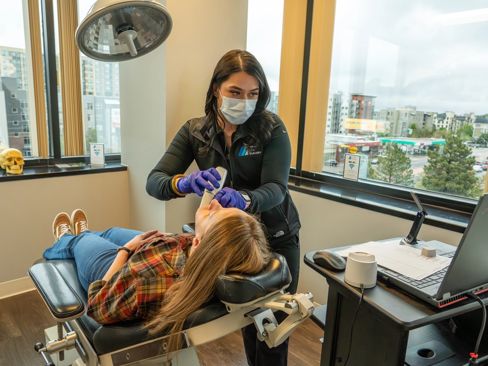 Welcoming patient experience at our modern office